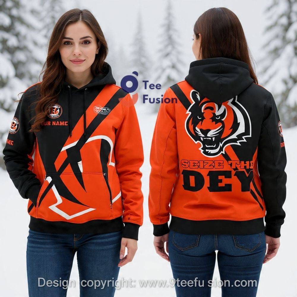 Vintage Cincinnati Seize The Dey Sports Team 3D Hoodie