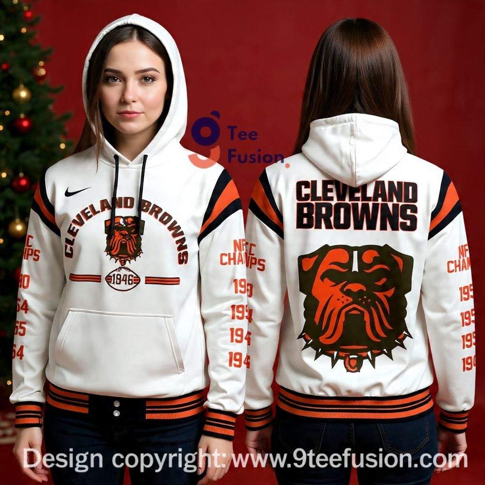 Cleveland Browns Dawg Pound Legacy Game Day 3D Hoodie