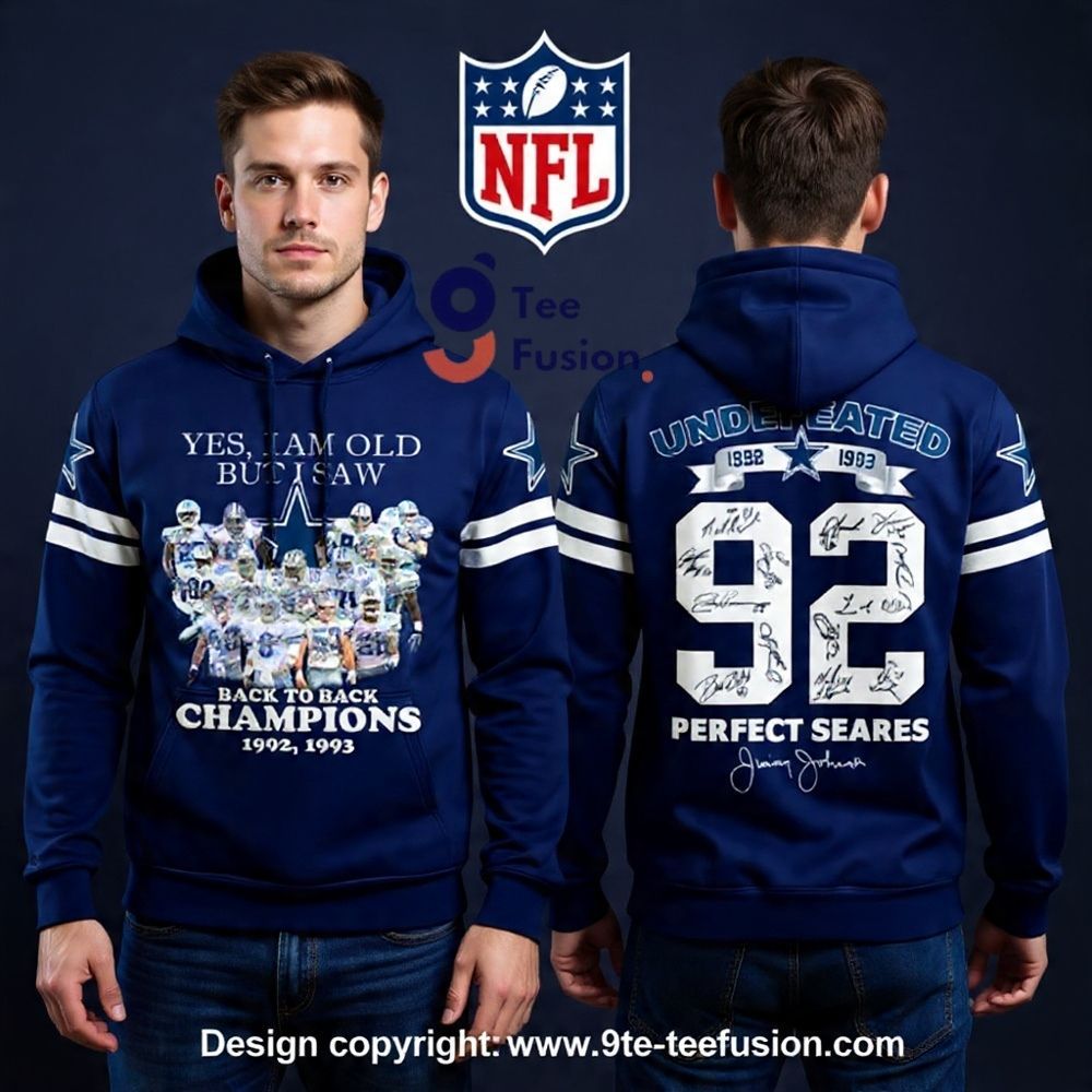 Dallas Cowboys Back To Back Champions Legacy 3D Hoodie