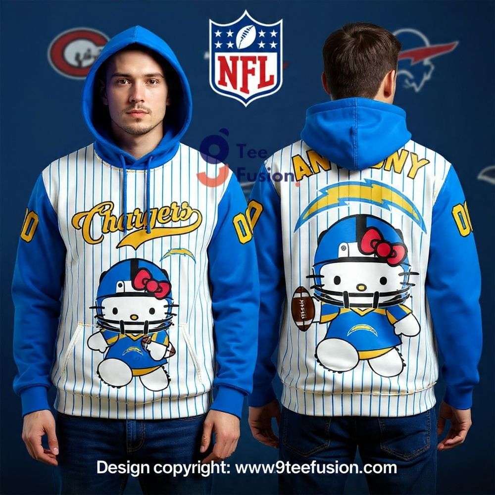 Los Angeles Football Hello Kitty Unisex 3D Hoodie Personalized