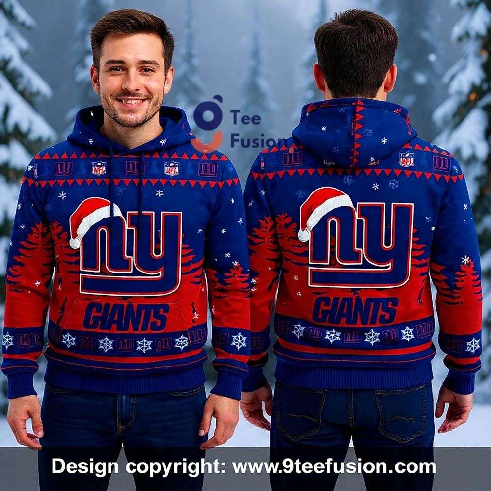 New York Giant Football Team Nfl 2026 3D Hoodie Christmas Style