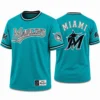 miami-marlins-turquoise-satin-vintage-varsity-t-shirt-3 miami-marlins-turquoise-satin-vintage-varsity-t-shirt-3